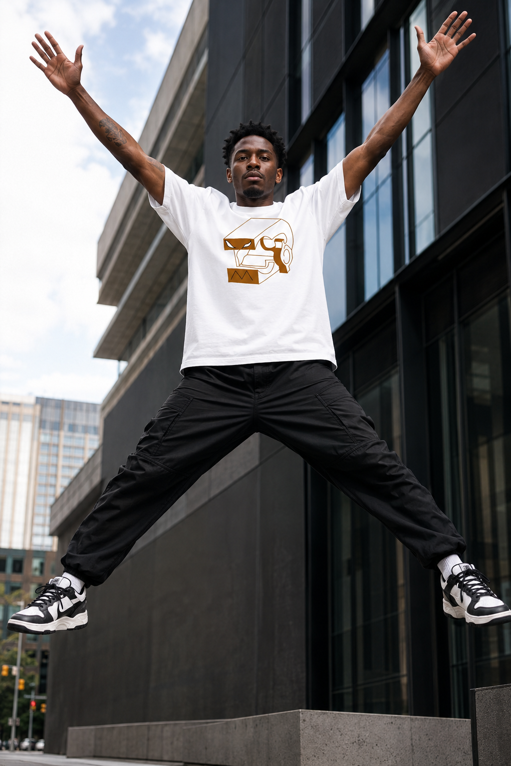 Oronku Mechanical Code Graphic T-Shirt