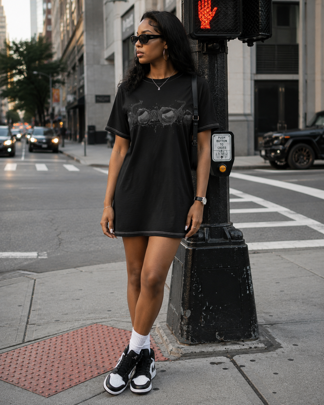 Oronku Midnight Lens T-Shirt Dress