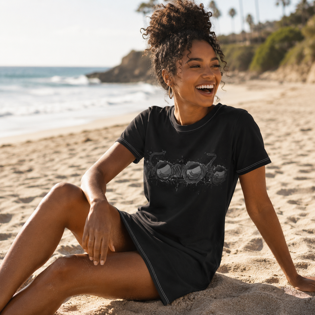 Oronku Midnight Lens T-Shirt Dress