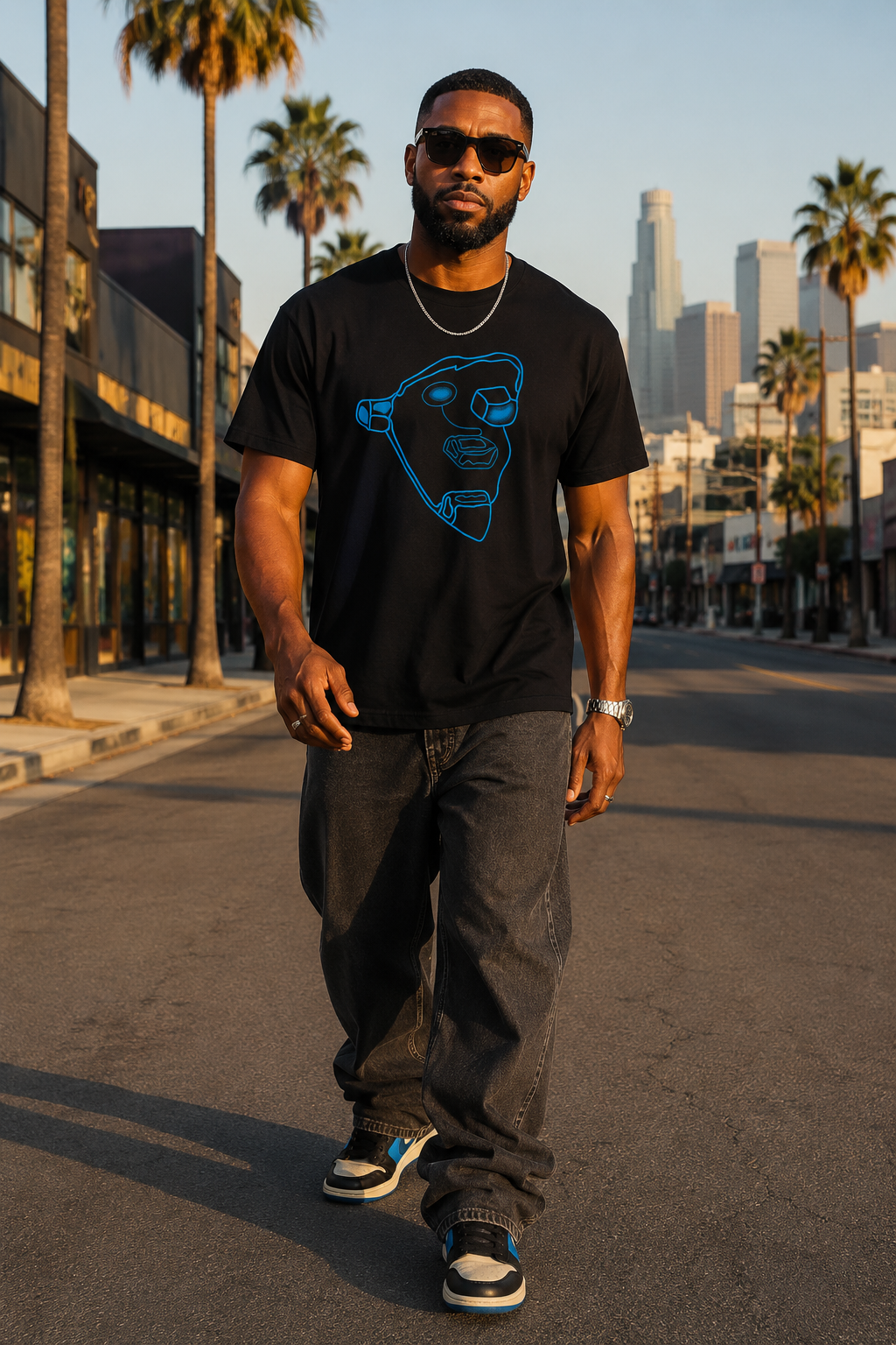 Oronku Street Frequency Graphic T-Shirt