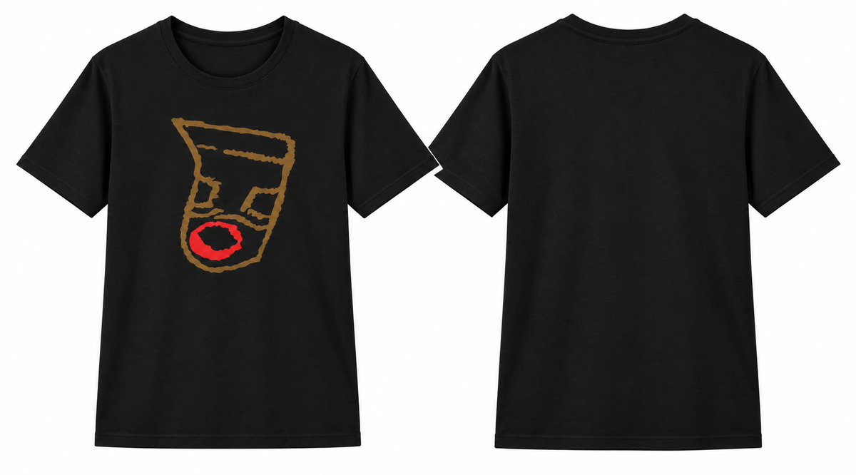 T-shirt abstrait pour femme Oronku Earthline