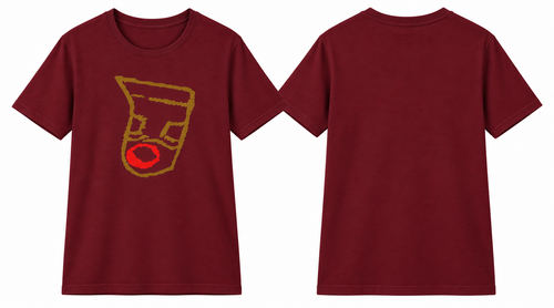 T-shirt abstrait pour femme Oronku Earthline