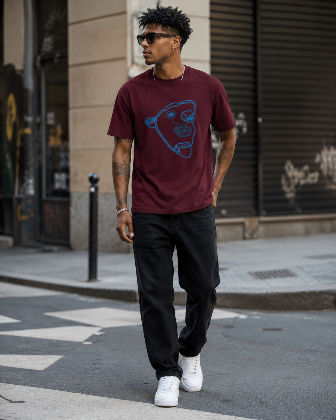 Oronku Street Frequency Graphic Tee