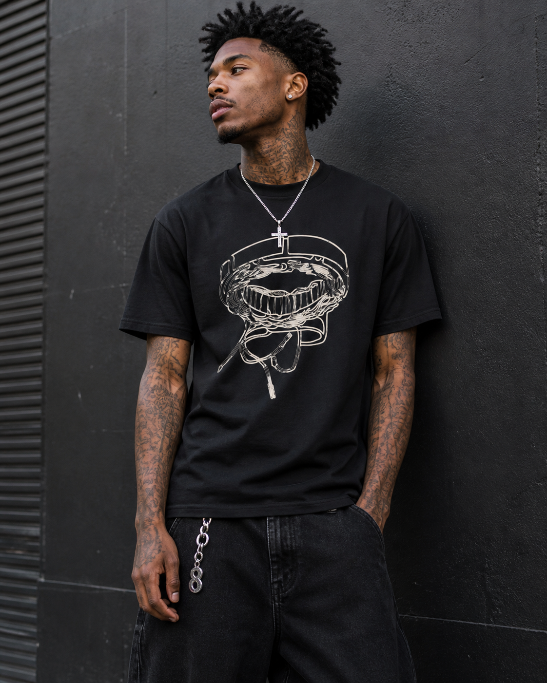 Oronku Cyber Grin Platium VR Tee