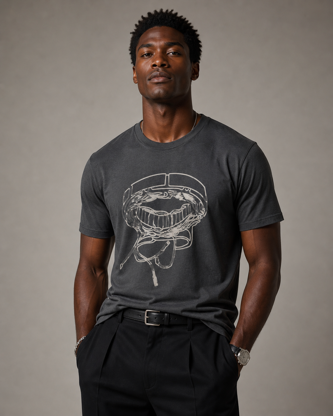 Oronku Cyber Grin Platium VR Tee