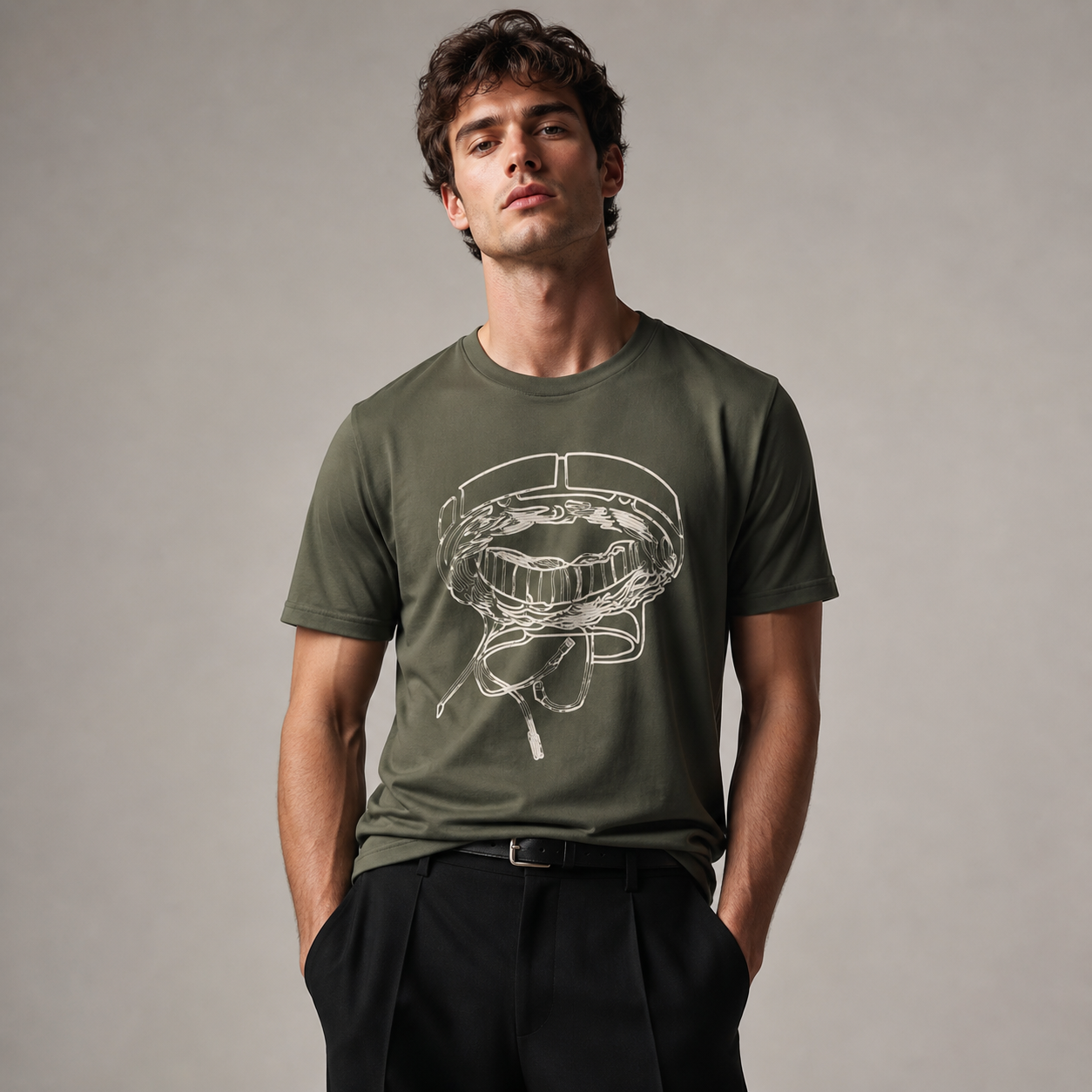 Oronku Cyber Grin Platium VR Tee