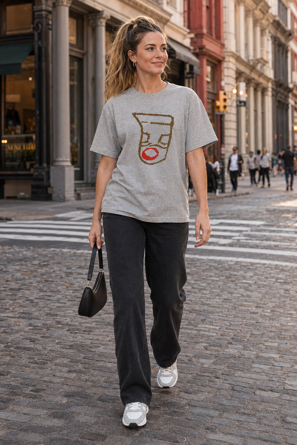 Oronku Earthline Abstract Women's T-Shirt