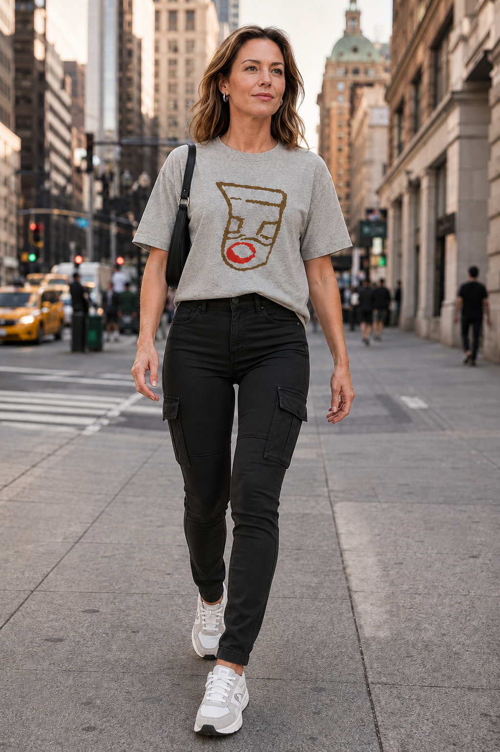 Oronku Earthline Abstract Women's T-Shirt