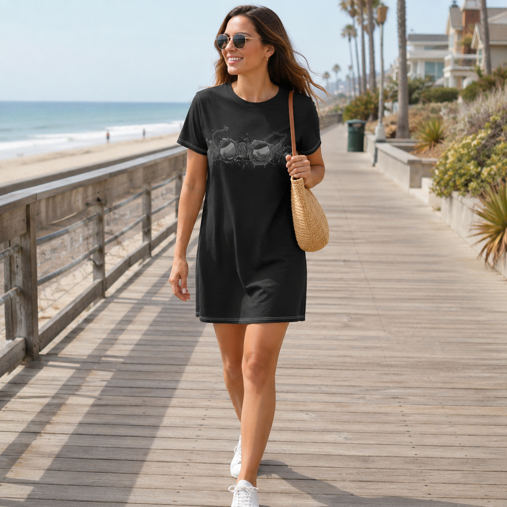 Oronku Midnight Lens T-Shirt Dress